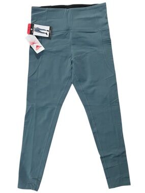 NWT Tuff Athletics Yoga Pants with Pocket Teal Size Medium